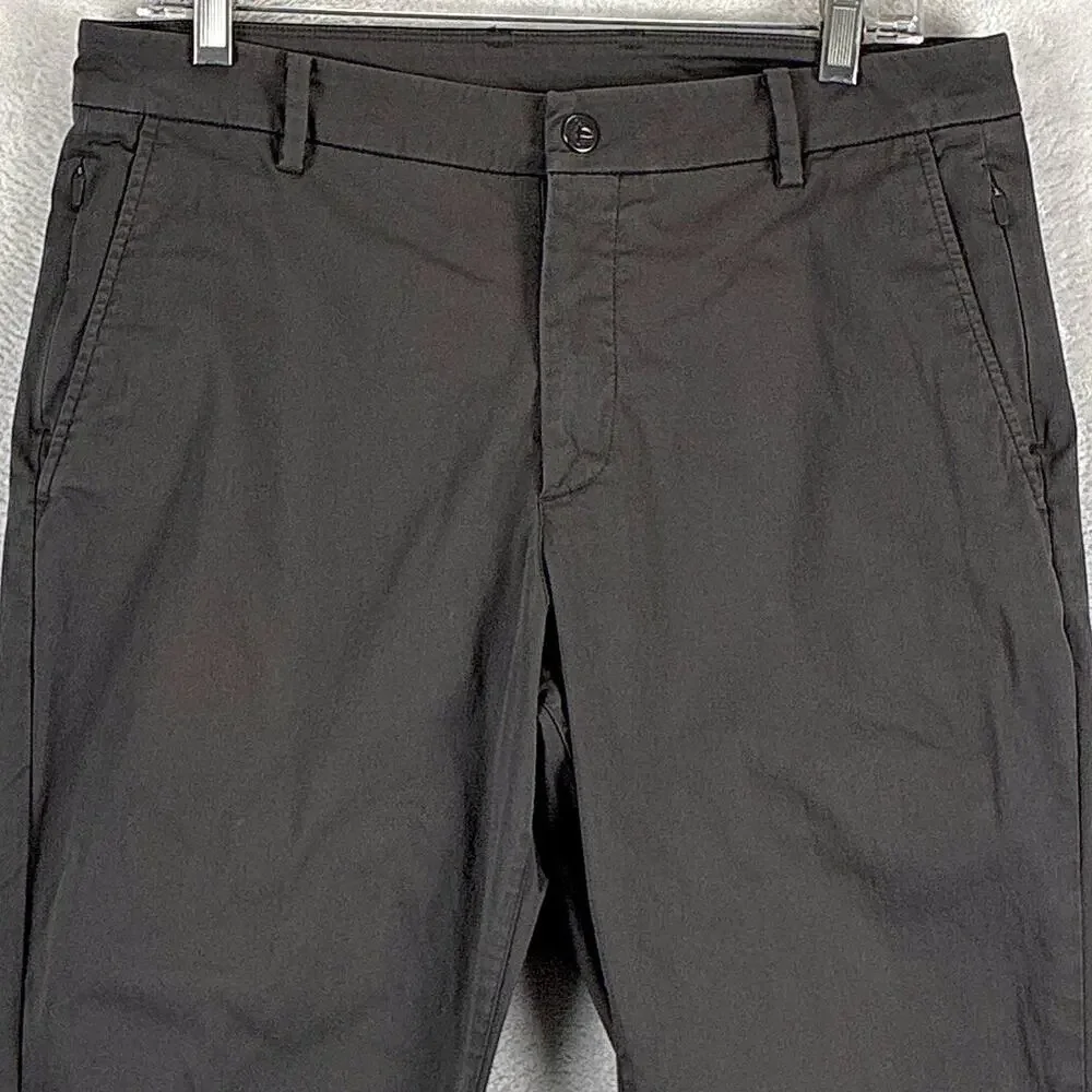 Birddogs Pants Mens 34x30 (34x29) Gray Slim Fit Performance Stretch Golf Preppy